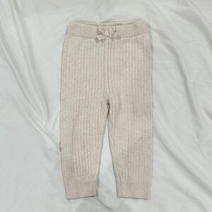 Cat & Jack Ribbed Knit Leggings in Light Beige